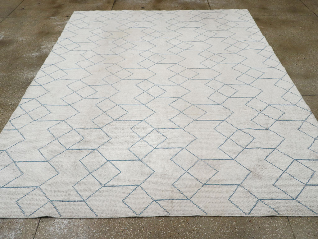 Modern Turkish Room Size Carpet, No.33465 - Gsblank