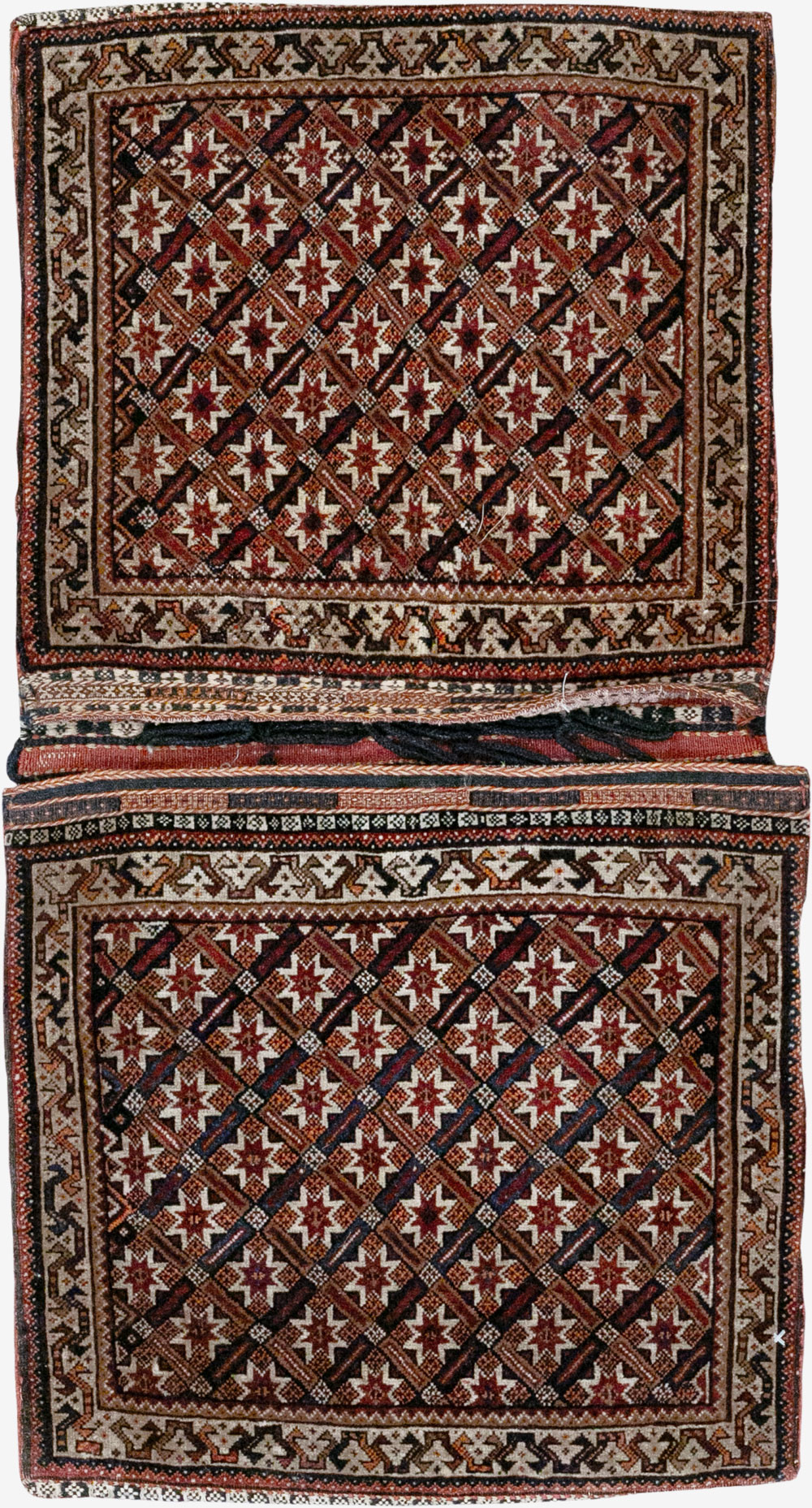 Antique Persian Qashqai Saddlebag (Khorjin), No.33468 - Gsblank