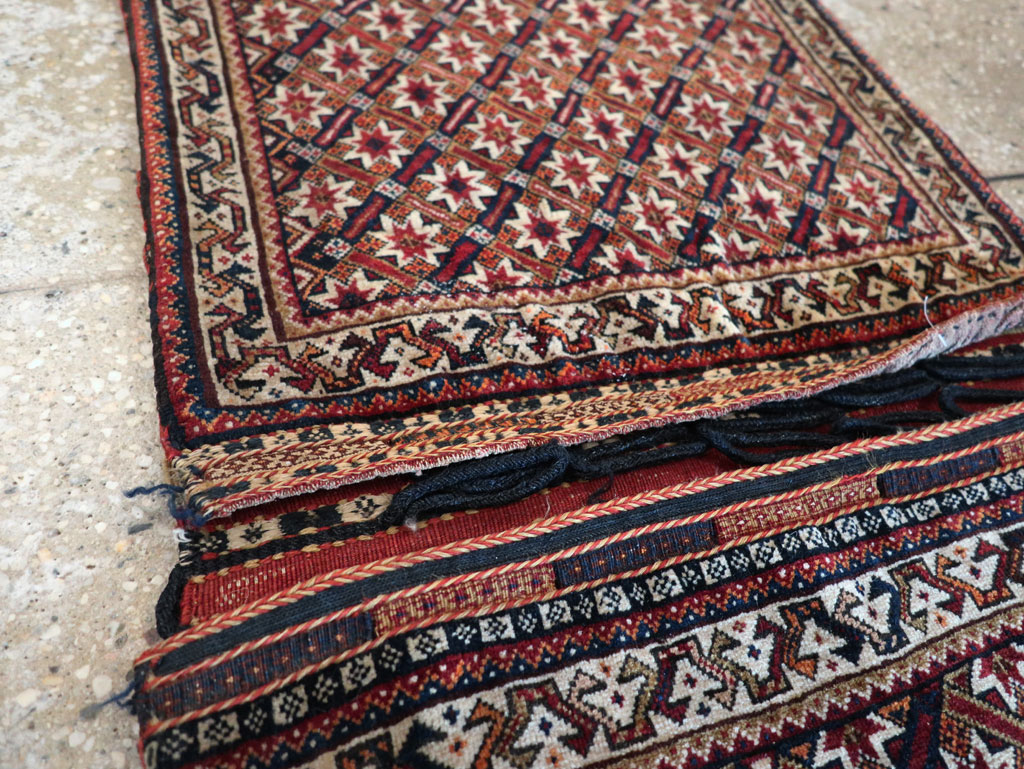 Antique Persian Qashqai Saddlebag (Khorjin), No.33468 - Gsblank