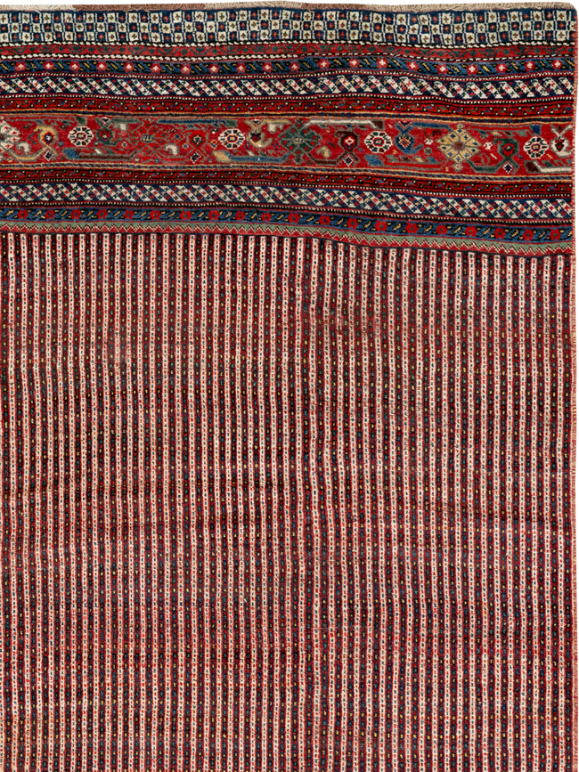 Antique Persian Qashqai Long Runner, No.33470 - Gsblank