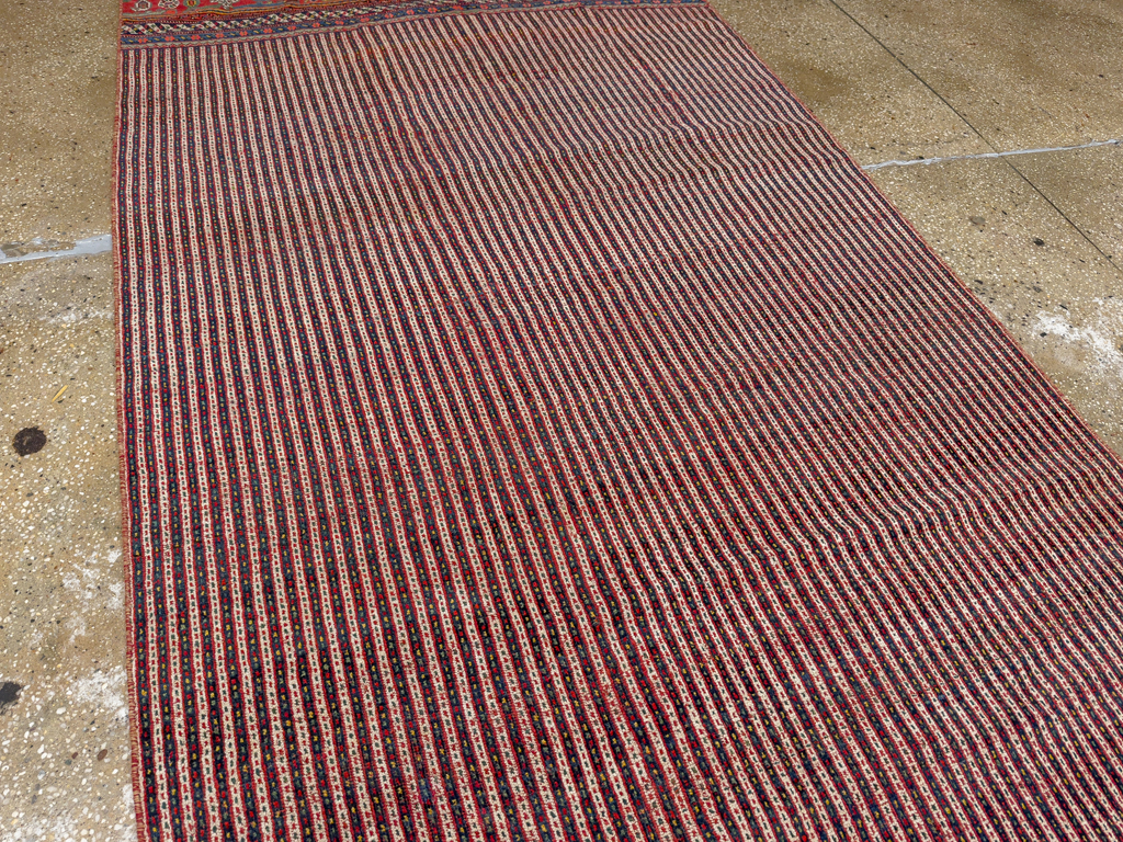 Antique Persian Qashqai Long Runner, No.33470 - Gsblank