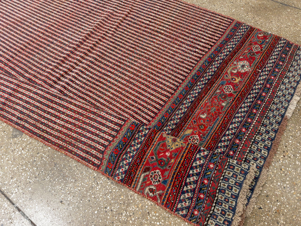 Antique Persian Qashqai Long Runner, No.33470 - Gsblank