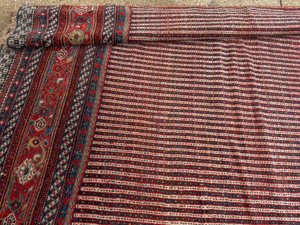 Antique Persian Qashqai Long Runner, No.33470 - Gsblank