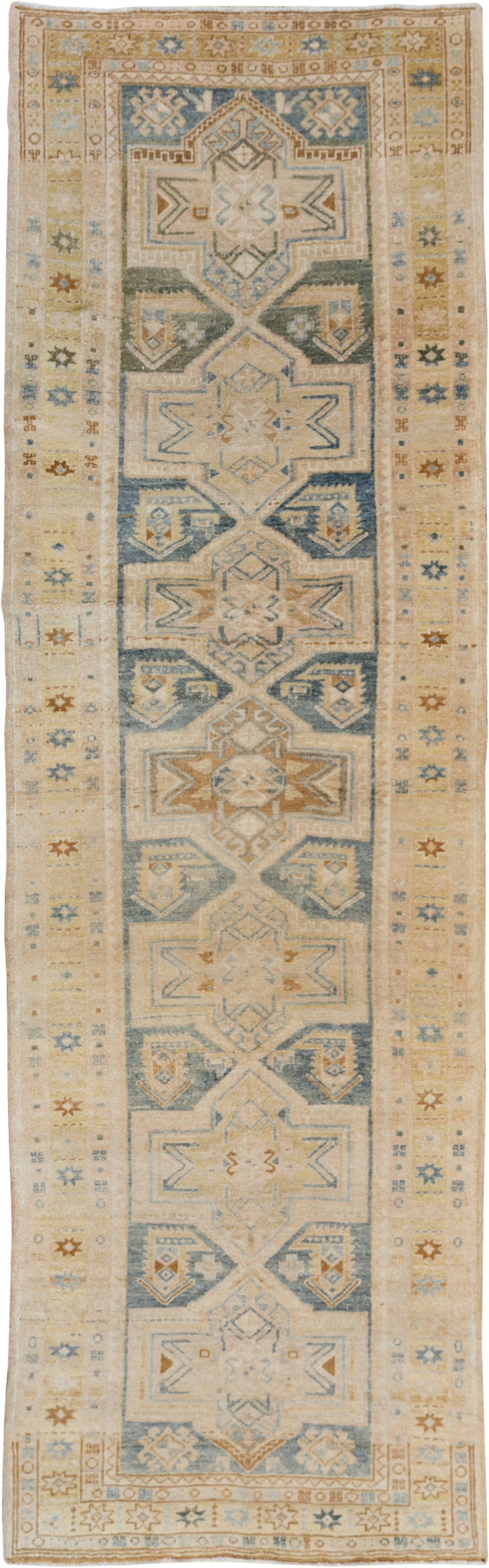 Vintage Persian Heriz Runner, No.33471 - Gsblank
