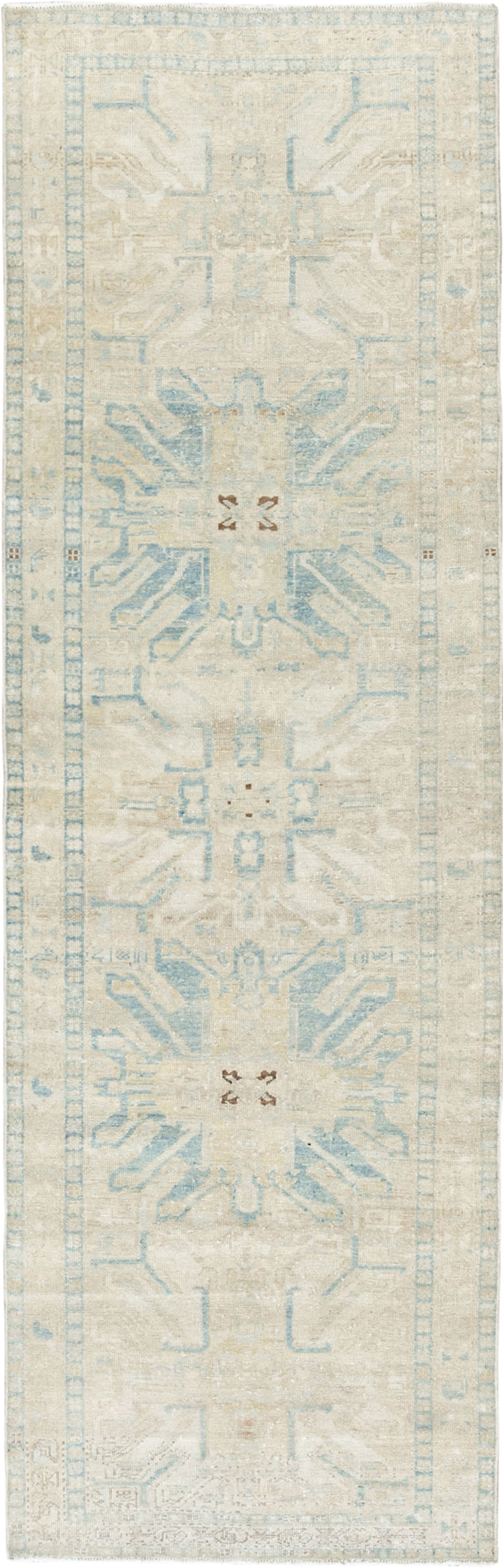 Vintage Persian Heriz Runner, No.33472 - Gsblank