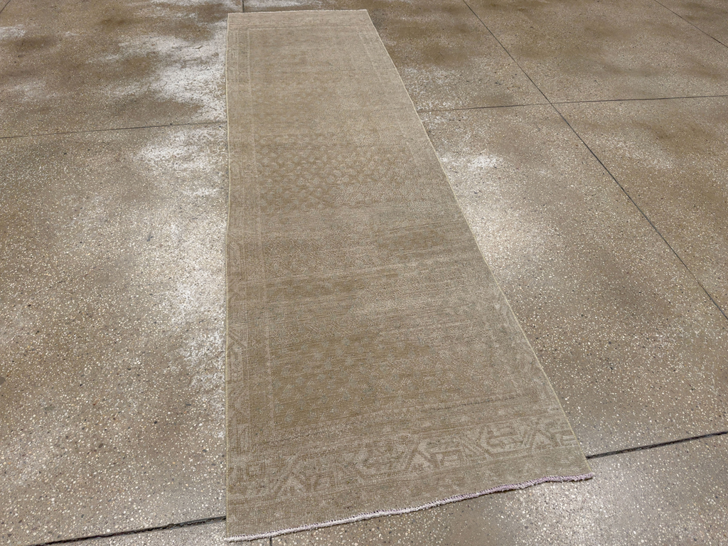 Vintage Persian Tabriz Runner, No.33477 - Gsblank