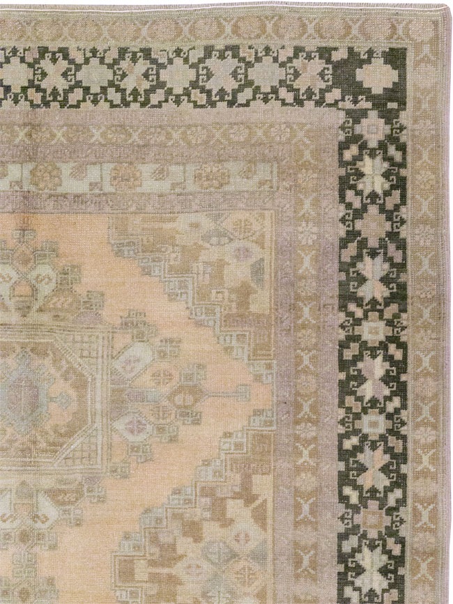 Vintage Turkish Anatolian Wide Gallery Runner, No.33479 - Gsblank