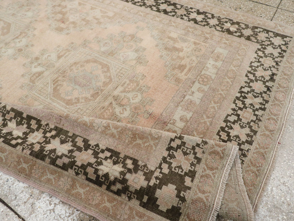 Vintage Turkish Anatolian Wide Gallery Runner, No.33479 - Gsblank
