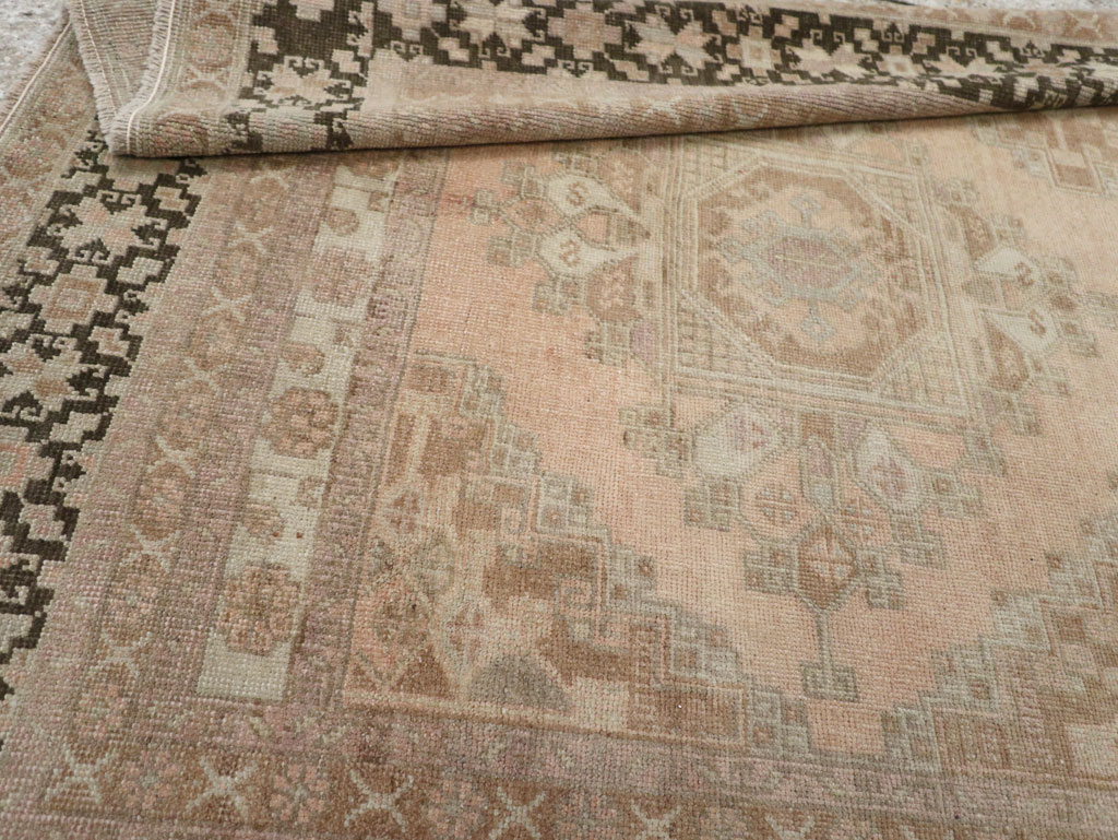 Vintage Turkish Anatolian Wide Gallery Runner, No.33479 - Gsblank