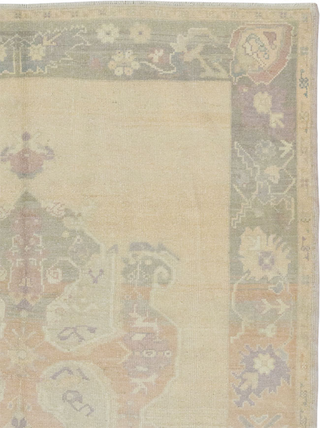 Vintage Turkish Anatolian Wide Gallery Runner, No.33486 - Gsblank