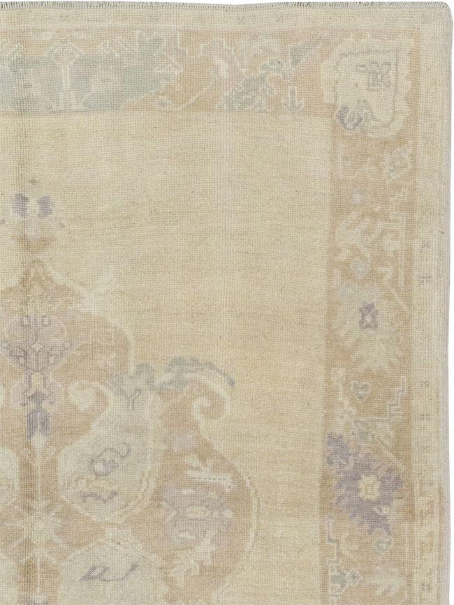 Vintage Turkish Anatolian Wide Gallery Runner, No.33486 - Gsblank