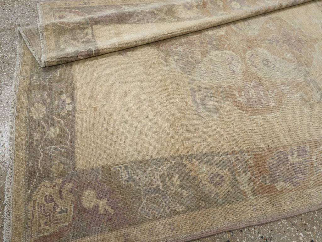 Vintage Turkish Anatolian Wide Gallery Runner, No.33486 - Gsblank