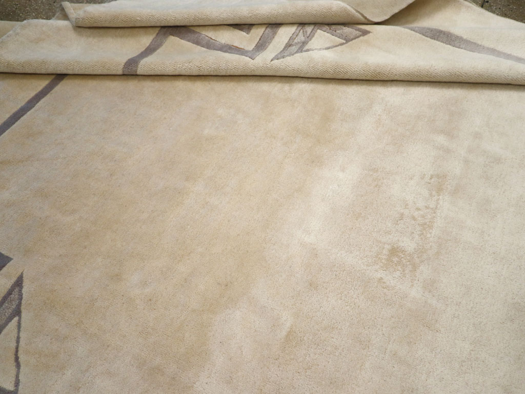 Modern Turkish Room Size Carpet, No.33491 - Gsblank