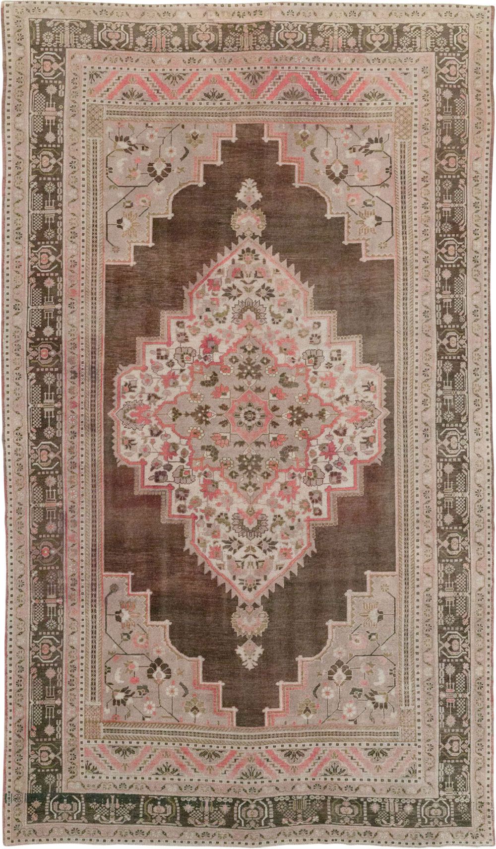 Vintage Turkish Anatolian Gallery Carpet, No.33492 - Gsblank