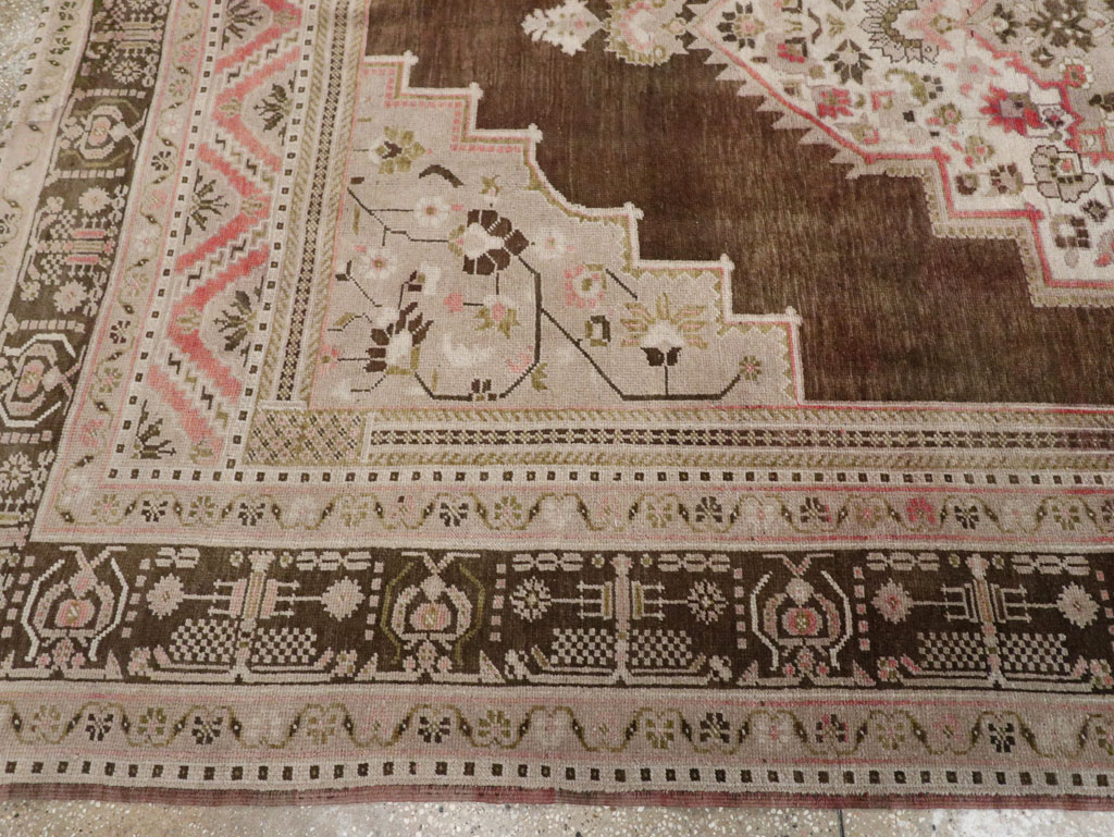Vintage Turkish Anatolian Gallery Carpet, No.33492 - Gsblank