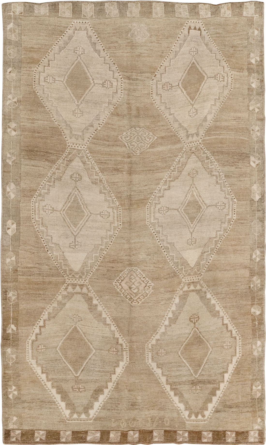 Vintage Turkish Anatolian Gallery Carpet, No.33493 - Gsblank
