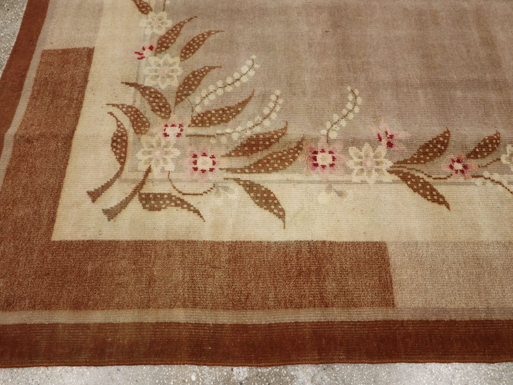 Vintage Indian Art Deco Room Size Carpet, No.33576 - Gsblank