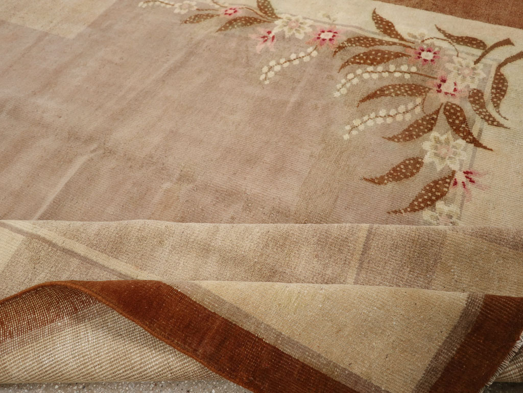 Vintage Indian Art Deco Room Size Carpet, No.33576 - Gsblank