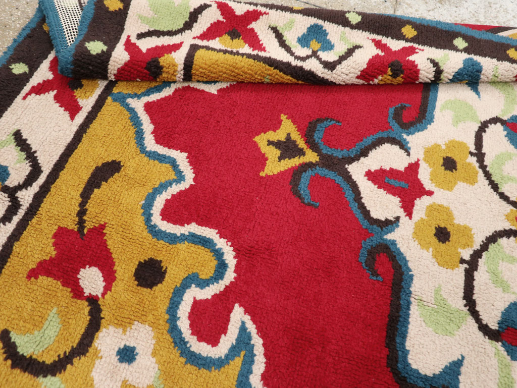 Vintage European Accent Rug, No.33579 - Gsblank