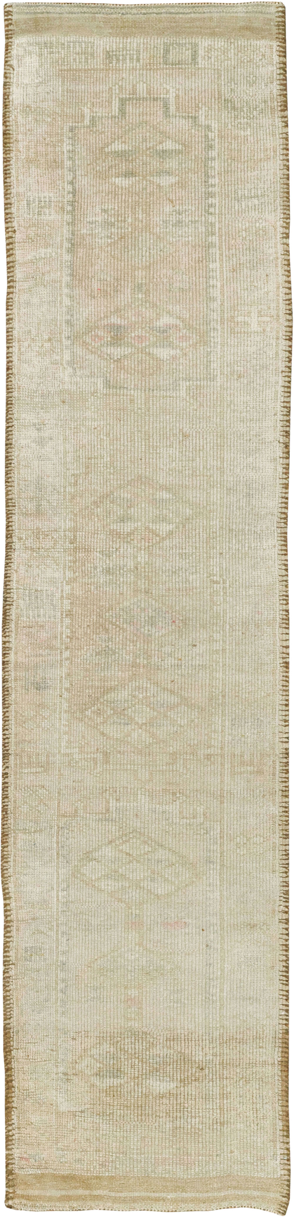Vintage Turkish Oushak Runner, No.33584 - Gsblank