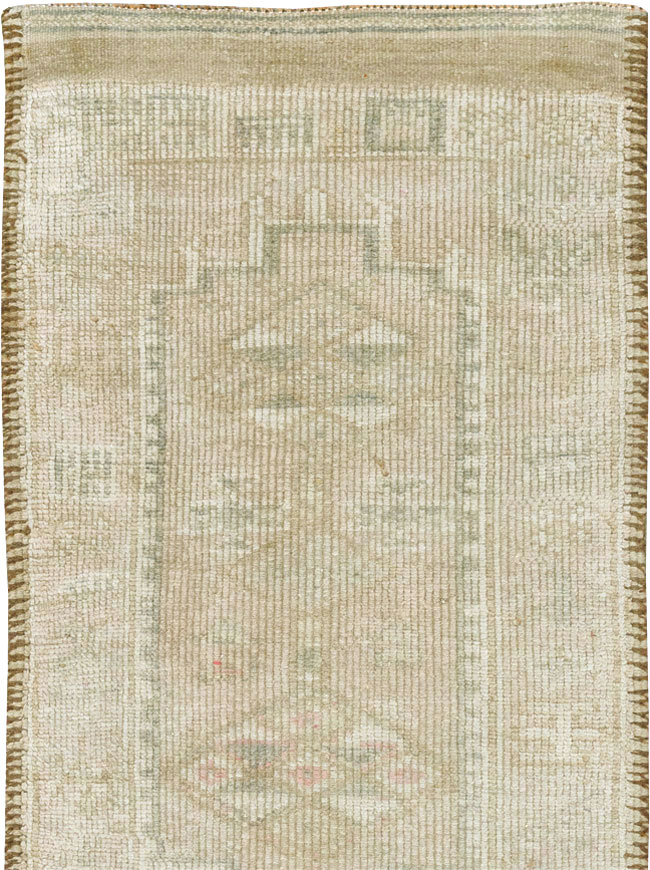 Vintage Turkish Oushak Runner, No.33584 - Gsblank