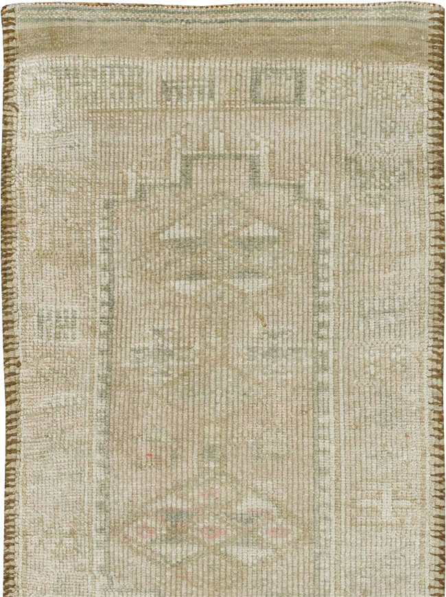 Vintage Turkish Oushak Runner, No.33584 - Gsblank