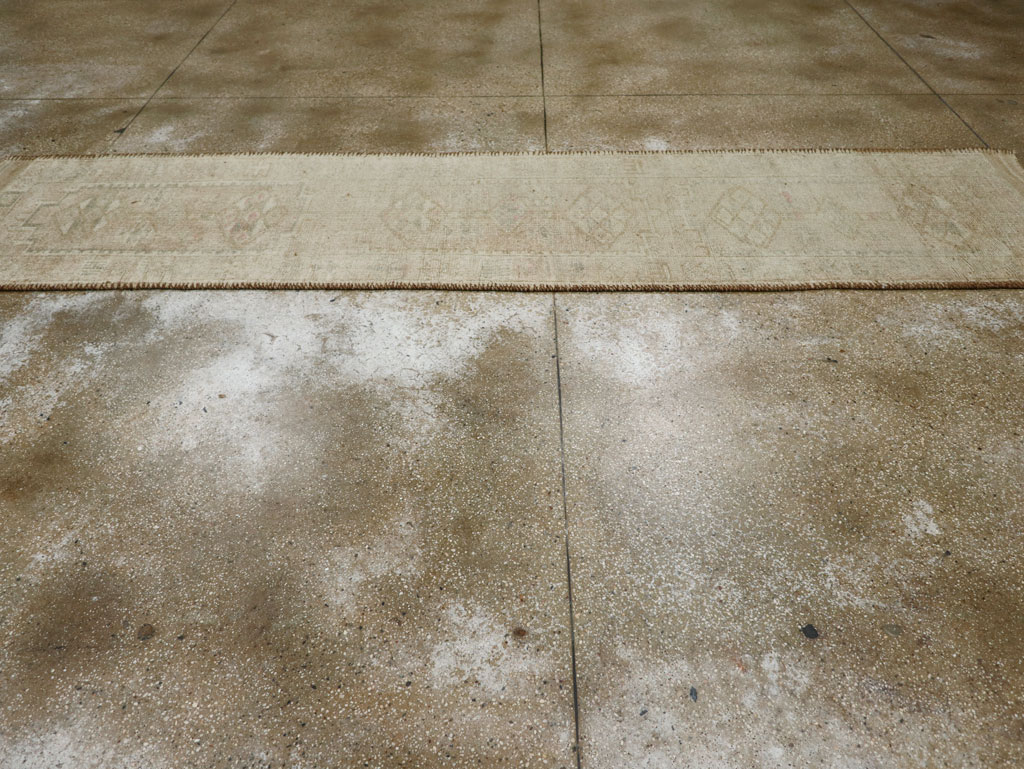 Vintage Turkish Oushak Runner, No.33584 - Gsblank