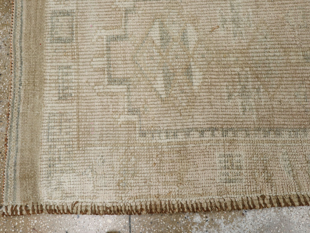 Vintage Turkish Oushak Runner, No.33584 - Gsblank