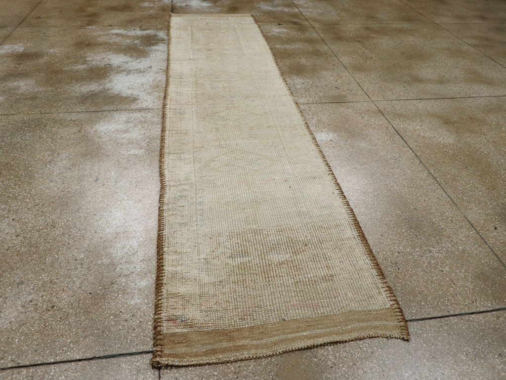 Vintage Turkish Oushak Runner, No.33584 - Gsblank