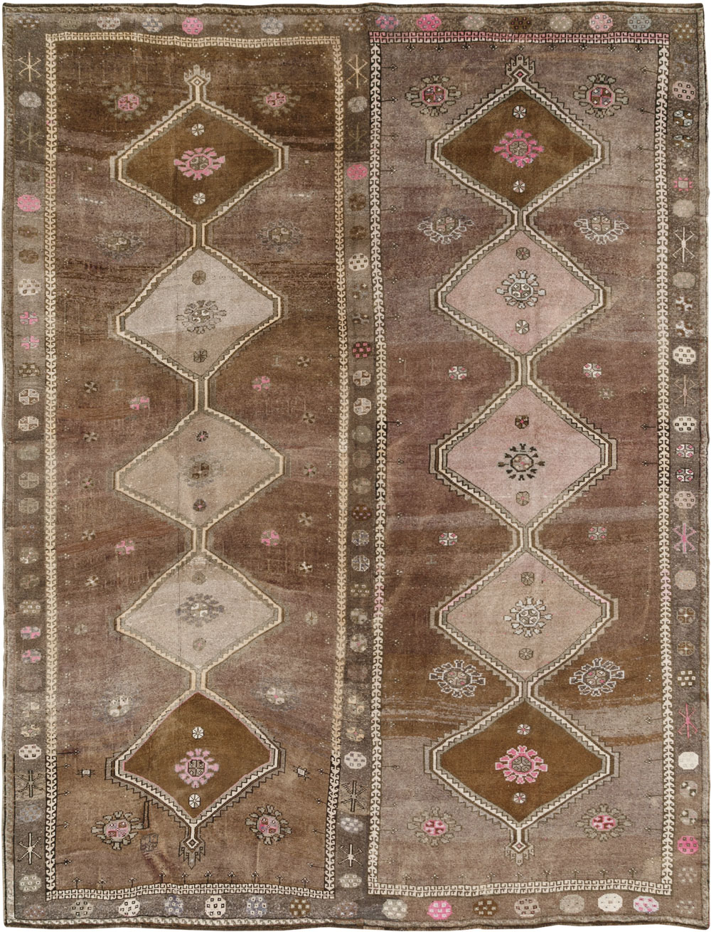 Vintage Turkish Anatolian Room Size Carpet, No.33586 - Gsblank
