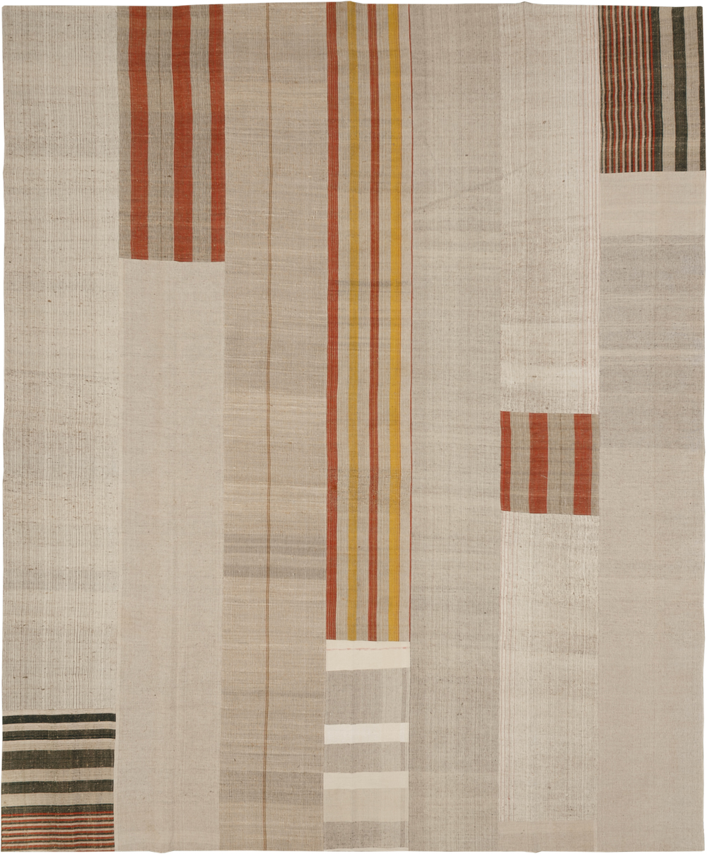 Modern Turkish Flatweave Kilim Large Carpet, No.33598 - Gsblank