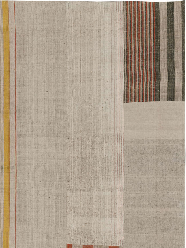 Modern Turkish Flatweave Kilim Large Carpet, No.33598 - Gsblank