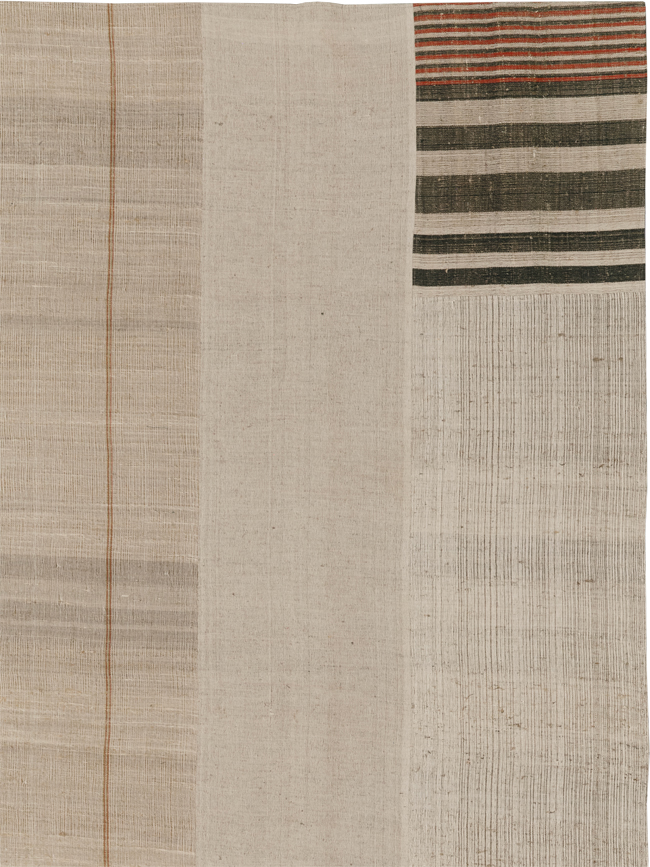 Modern Turkish Flatweave Kilim Large Carpet, No.33598 - Gsblank