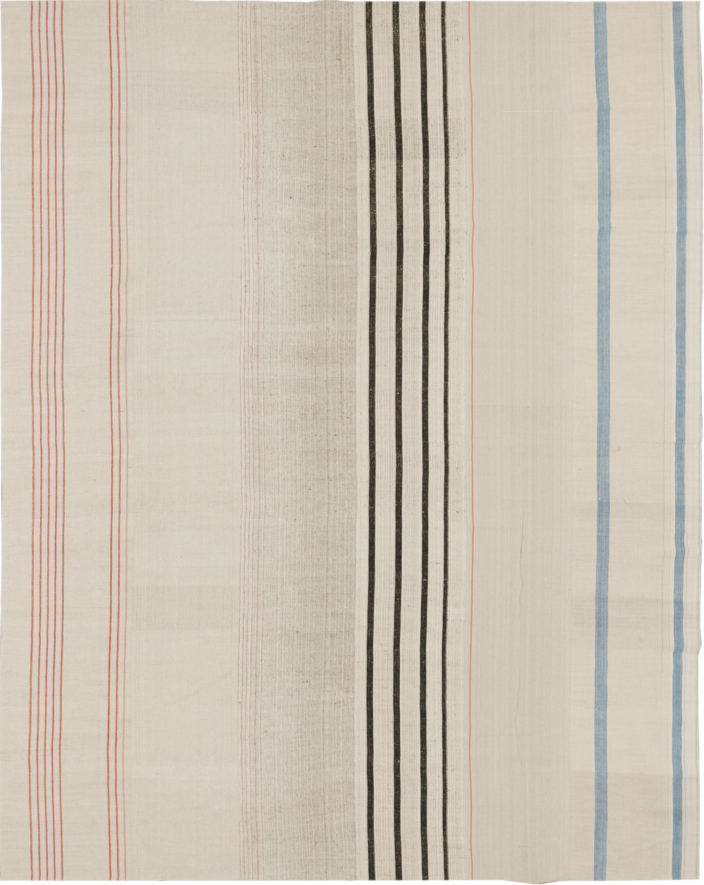 Vintage Turkish Flatweave Kilim Room Size Carpet, No.33604 - Gsblank