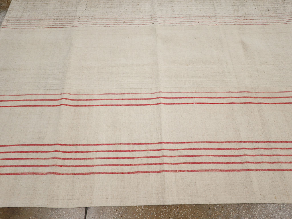 Vintage Turkish Flatweave Kilim Room Size Carpet, No.33604 - Gsblank