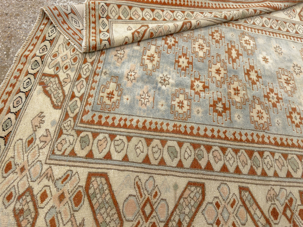 Vintage Caucasian Square Accent Rug, No.33628 - Gsblank