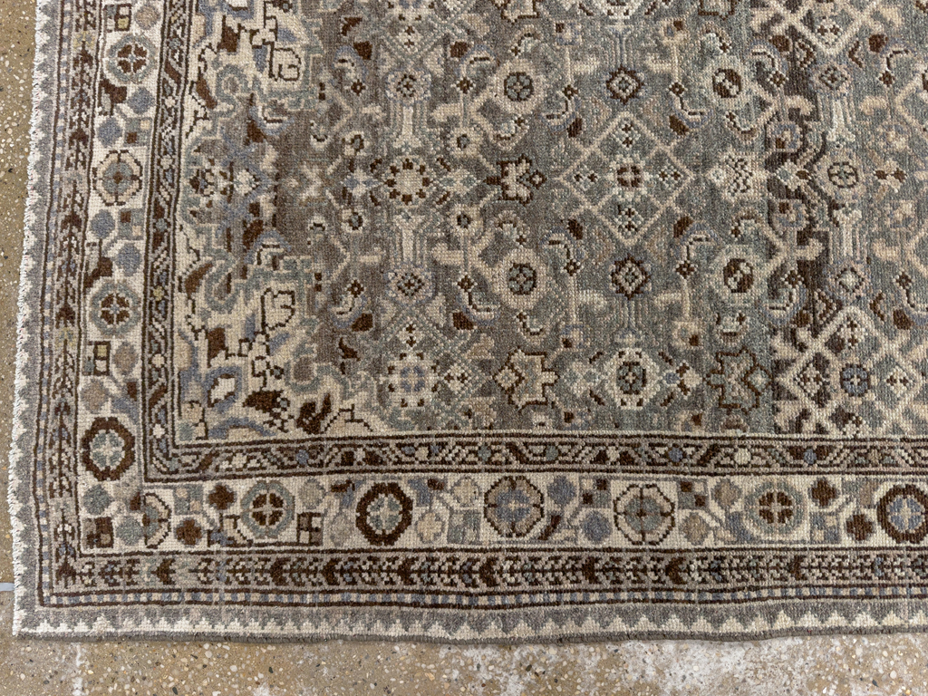 Antique Persian Malayer Long Runner, No.33631 - Gsblank