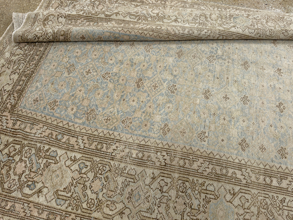 Antique Persian Malayer Wide Gallery Long Runner, No.33632 - Gsblank