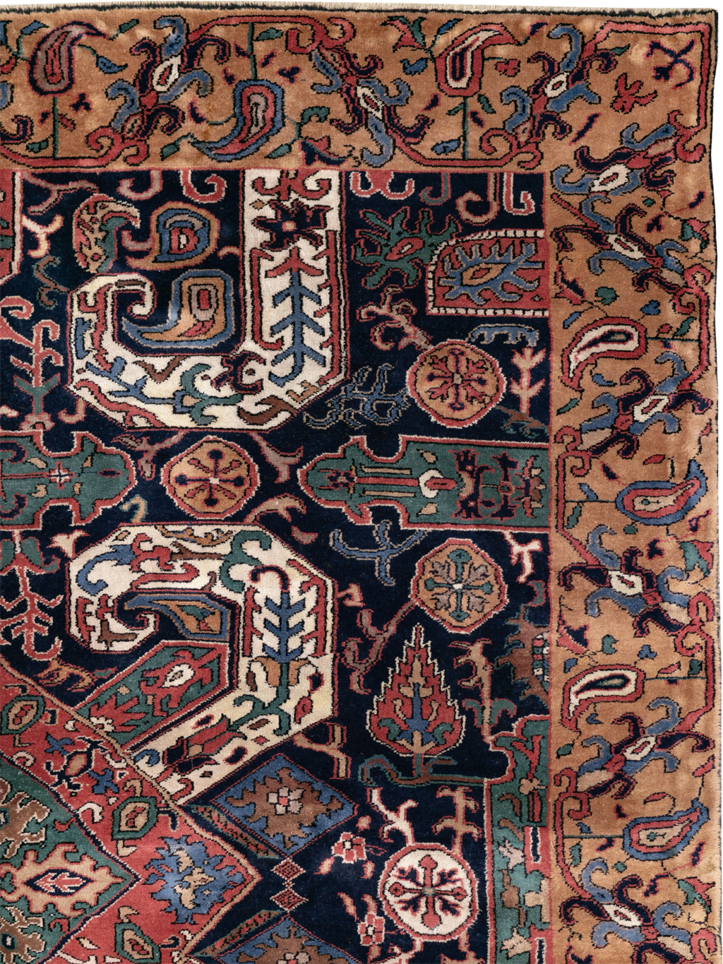 Antique Caucasian Kazak Square Room Size Carpet, No.33633 - Gsblank