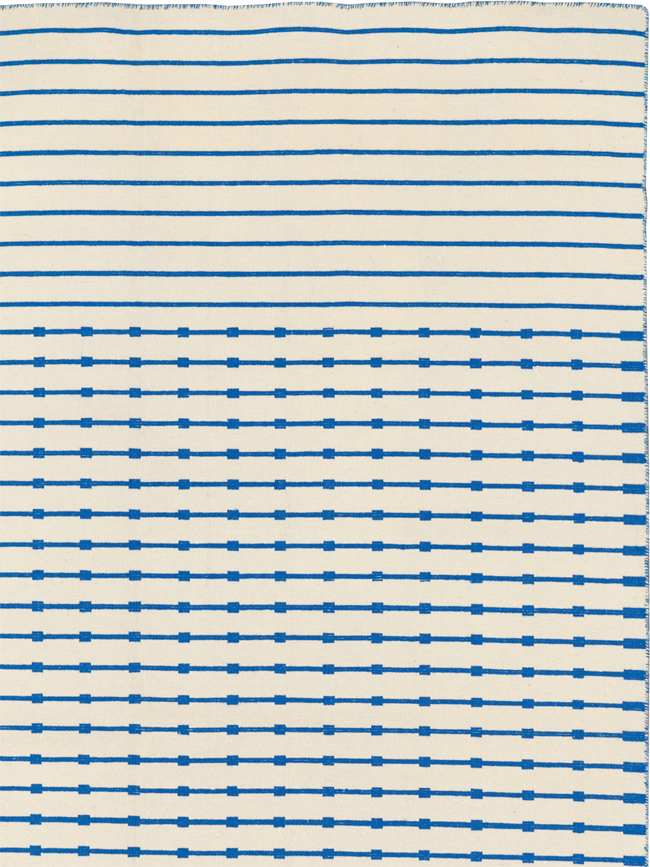 Vintage Turkish Flatweave Kilim Accent Rug, No.33638 - Gsblank