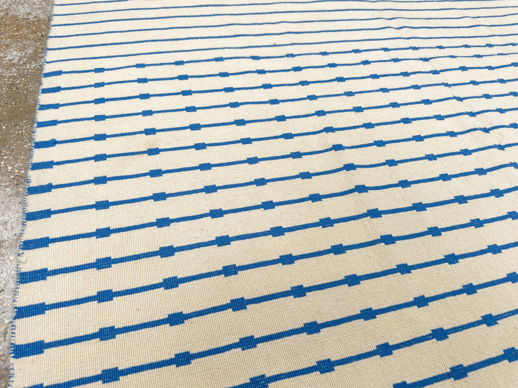 Vintage Turkish Flatweave Kilim Accent Rug, No.33638 - Gsblank