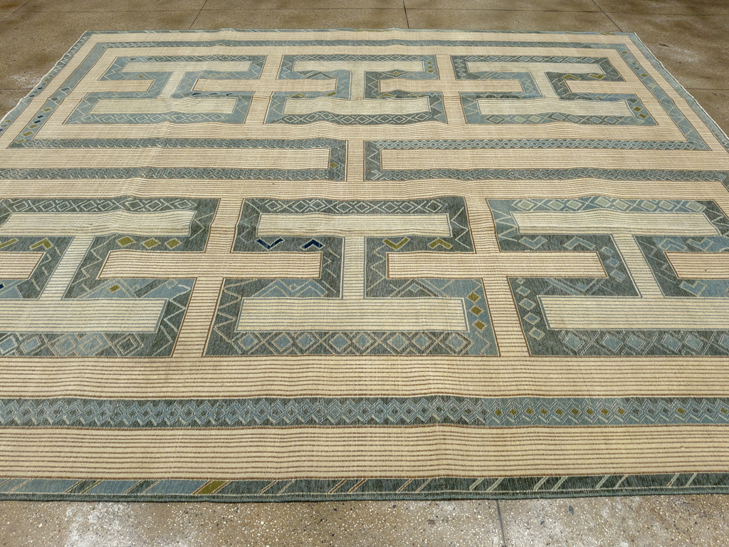 Modern African Tuareg Inspired Turkish Khotan Large Room Size Carpet, No.33646 - Gsblank
