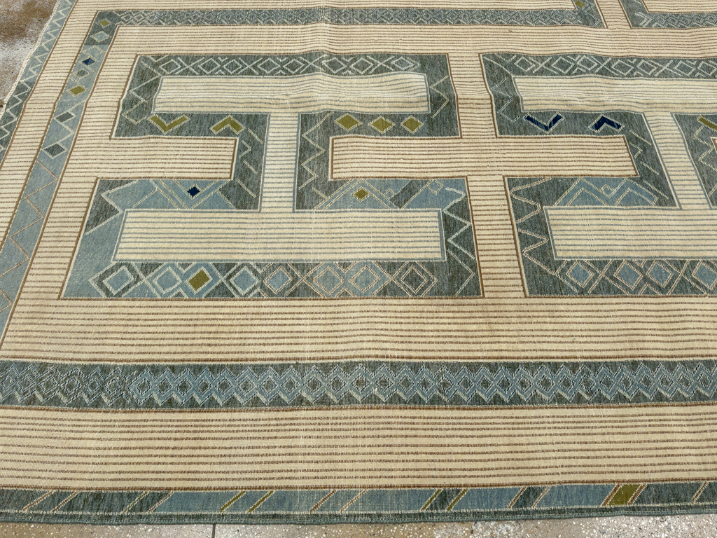 Modern African Tuareg Inspired Turkish Khotan Large Room Size Carpet, No.33646 - Gsblank