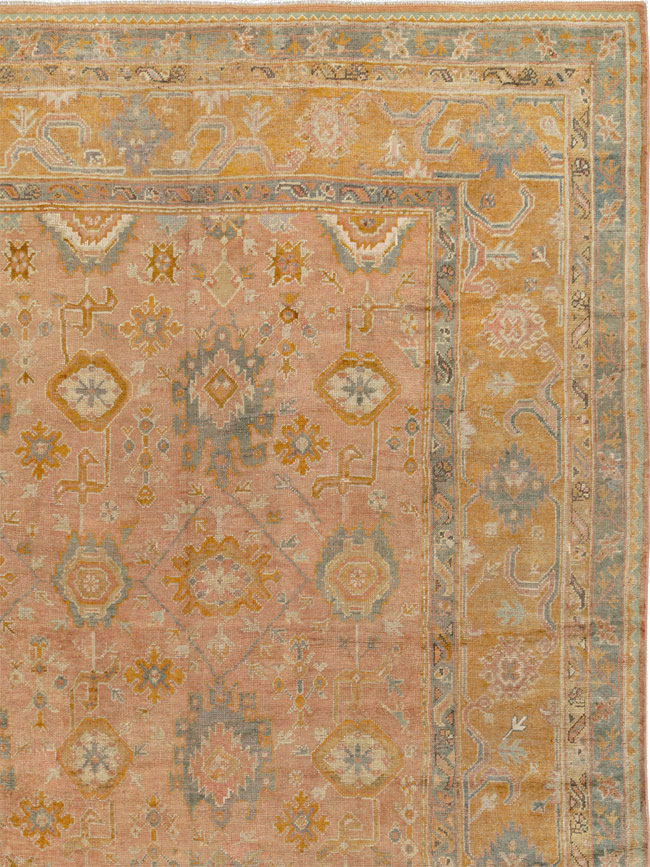 Antique Turkish Oushak Oversize Carpet, No.33651 - Gsblank