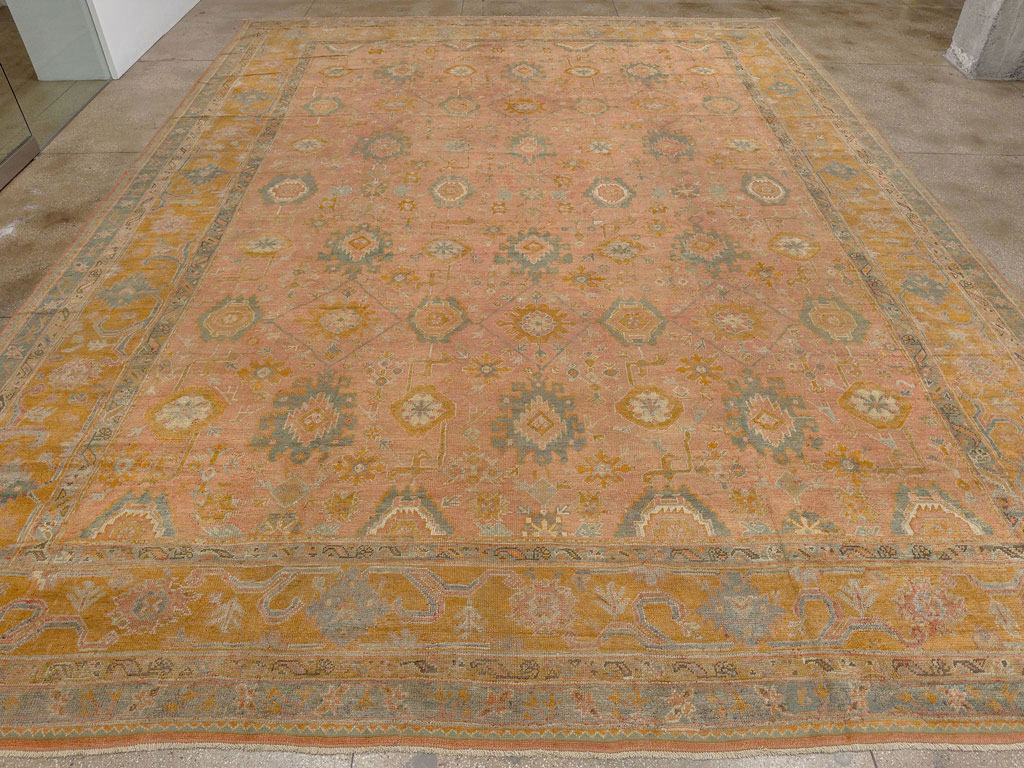 Antique Turkish Oushak Oversize Carpet, No.33651 - Gsblank
