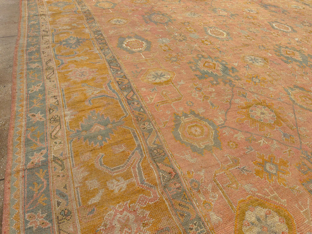 Antique Turkish Oushak Oversize Carpet, No.33651 - Gsblank