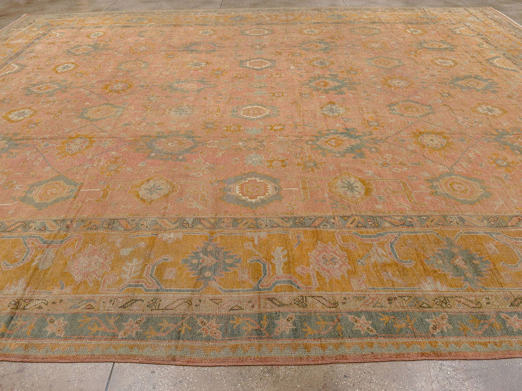 Antique Turkish Oushak Oversize Carpet, No.33651 - Gsblank