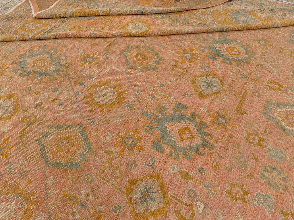 Antique Turkish Oushak Oversize Carpet, No.33651 - Gsblank