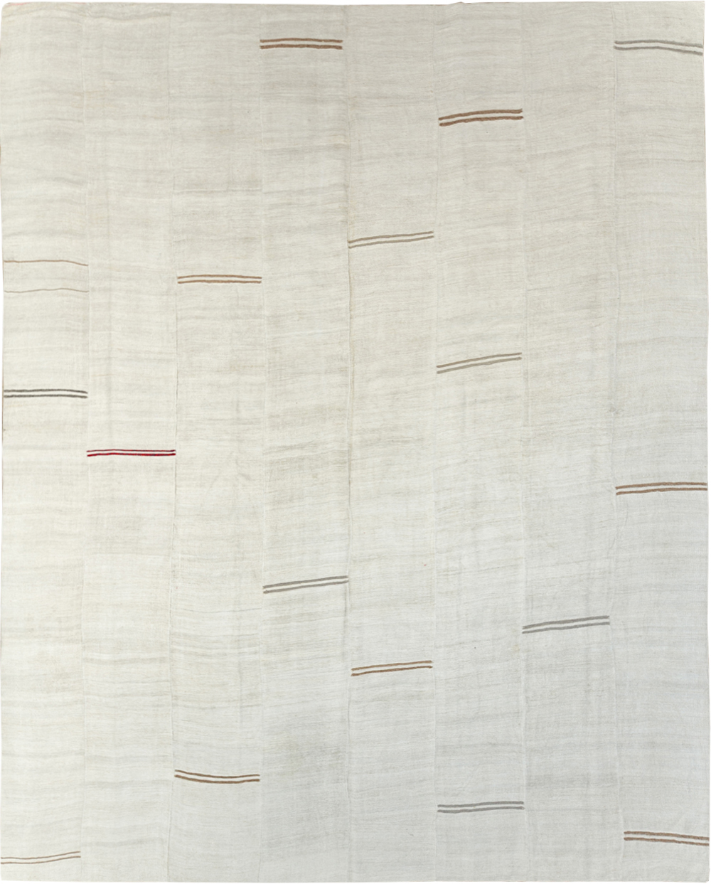 Vintage Turkish Flatweave Kilim Large Carpet, No.33655 - Gsblank