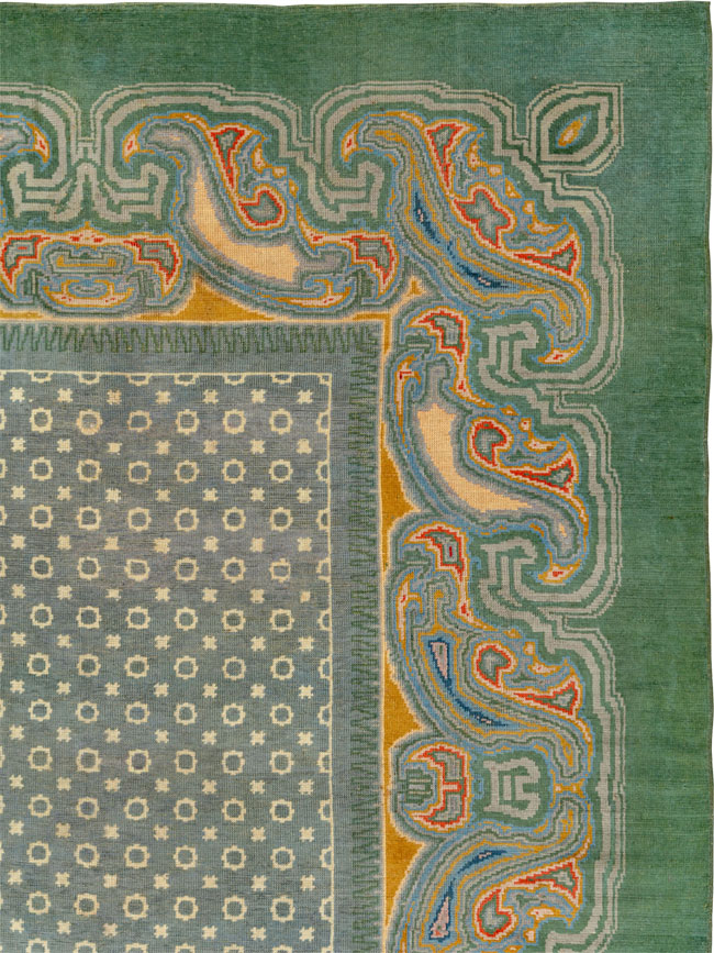 Antique Irish Donegal Room Size Carpet, No.33680 - Gsblank